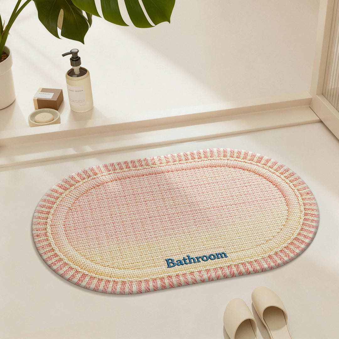 Soft Braided Bathroom Rug