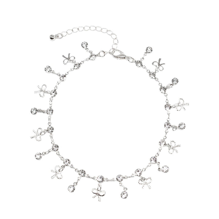 Delicate Crystal Charm Ankle Bracelet Stornfield