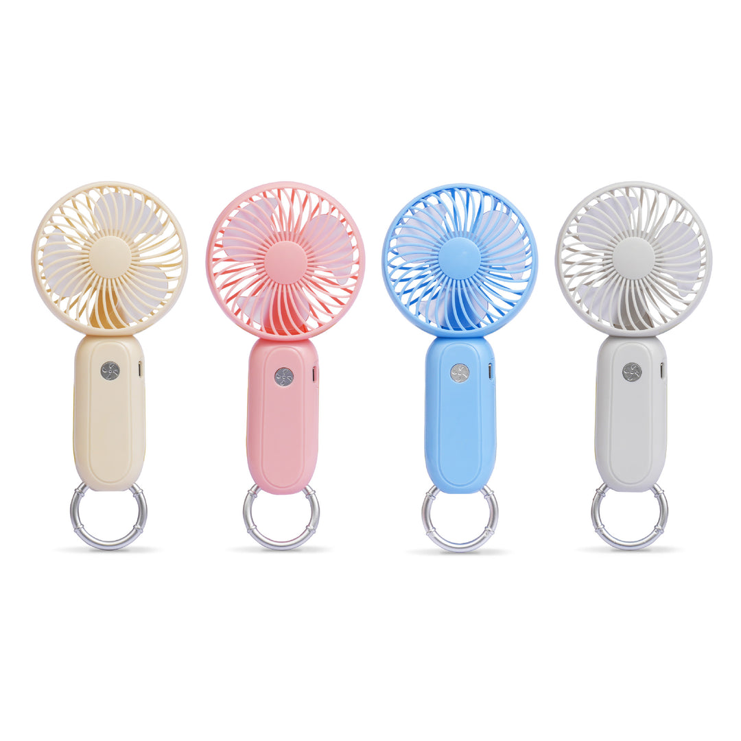 Unisex Portable Mini-Hand Fan with Key Ring and USB Charging Function Stornfield
