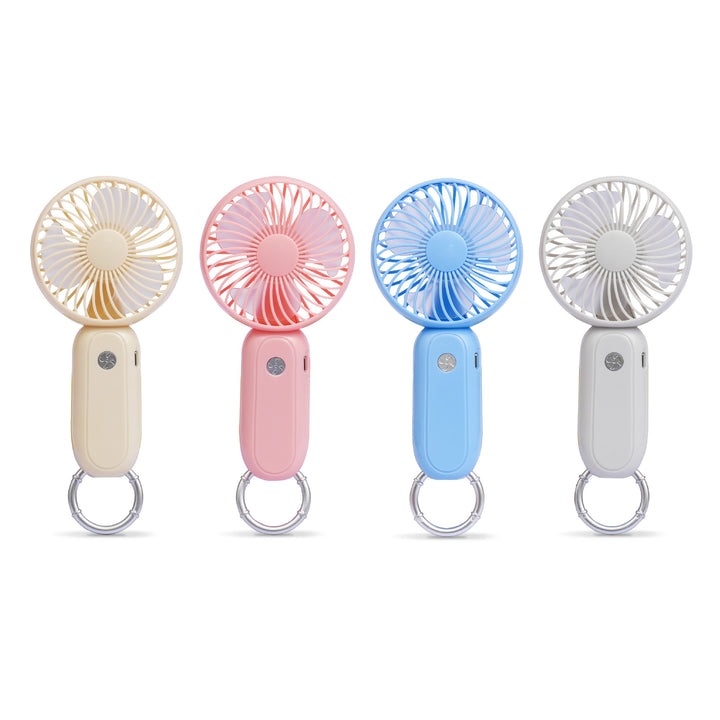 Unisex Portable Mini-Hand Fan with Key Ring and USB Charging Function Stornfield