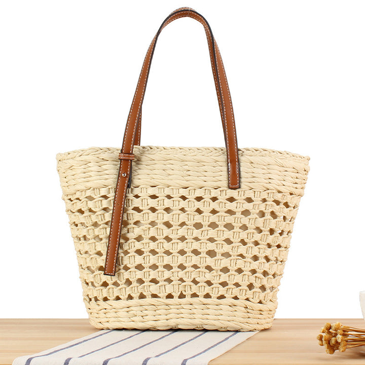 Braided tote bag with structured design Stornfield