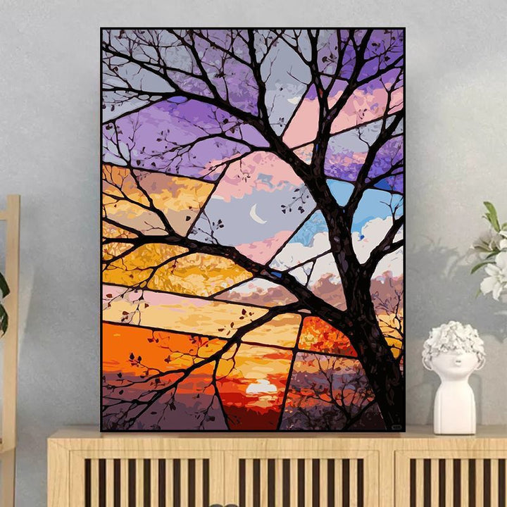 Abstract Sunset Wall Art Stornfield