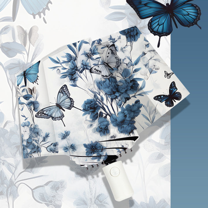 Ladies elegant umbrella with floral design Stornfield