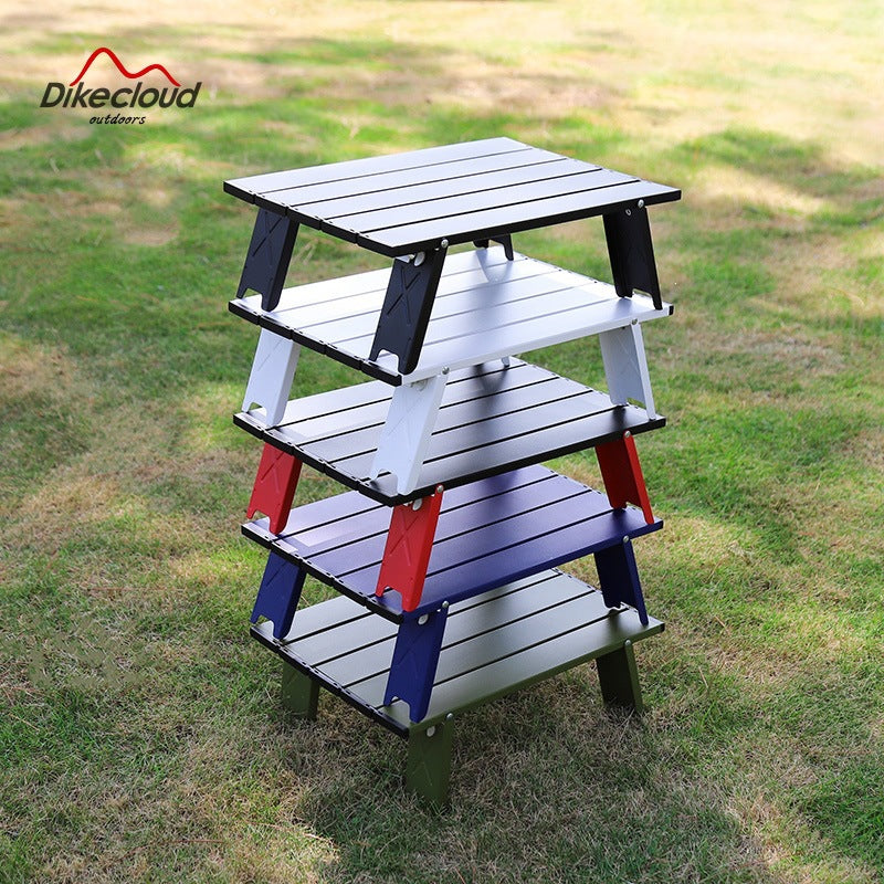 Foldable Camping Table With Lightweight Aluminum Frame Stornfield