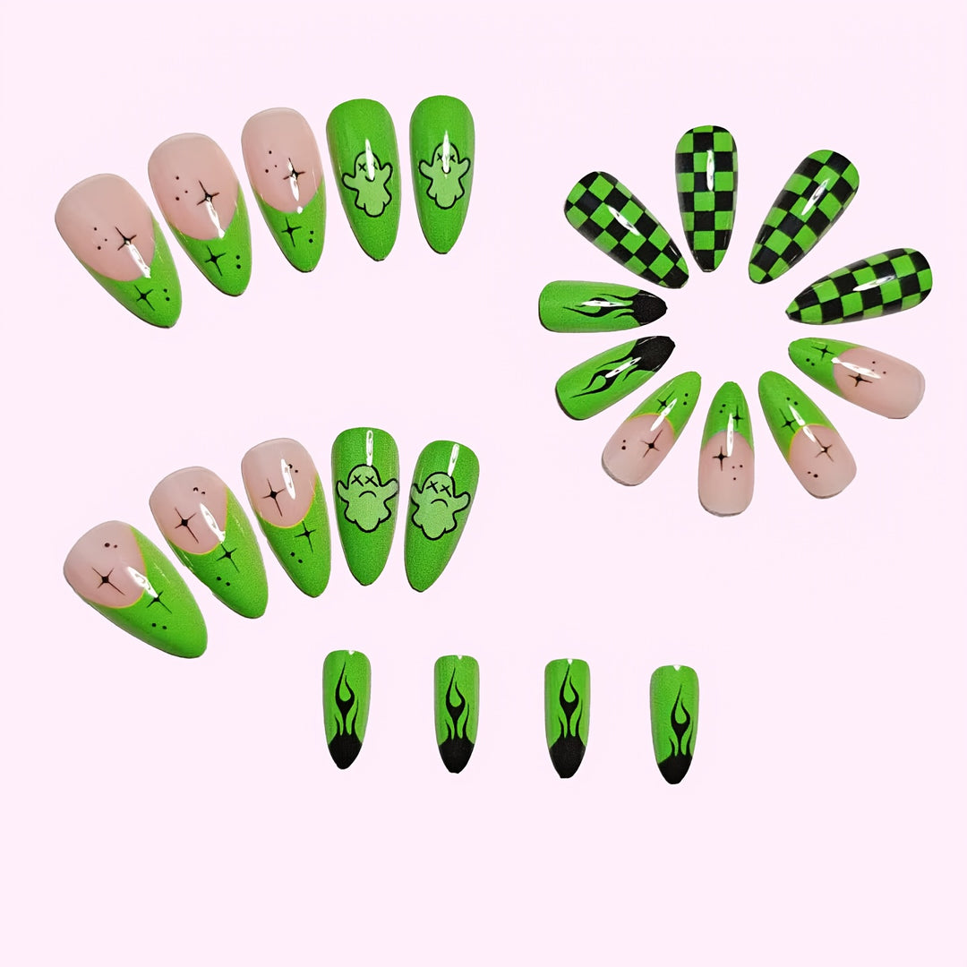 Spooky Ghost Nail Art