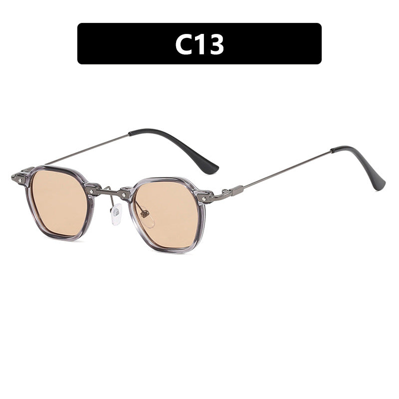 Ladies stylish sunglasses with unique hexagonal shape and sturdy frame Stornfield