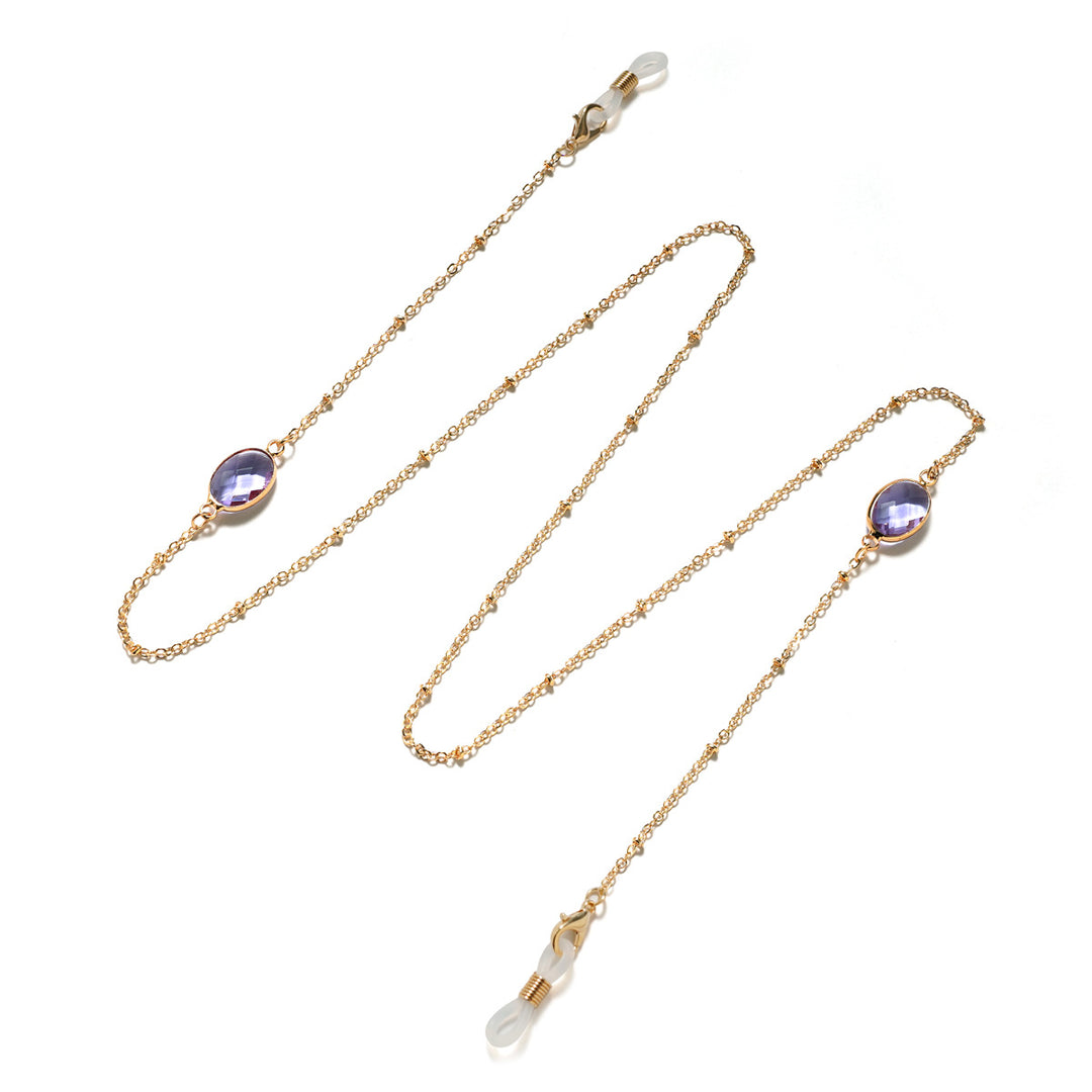 Elegant Gemstone-Embellished Eyewear Holder Stornfield