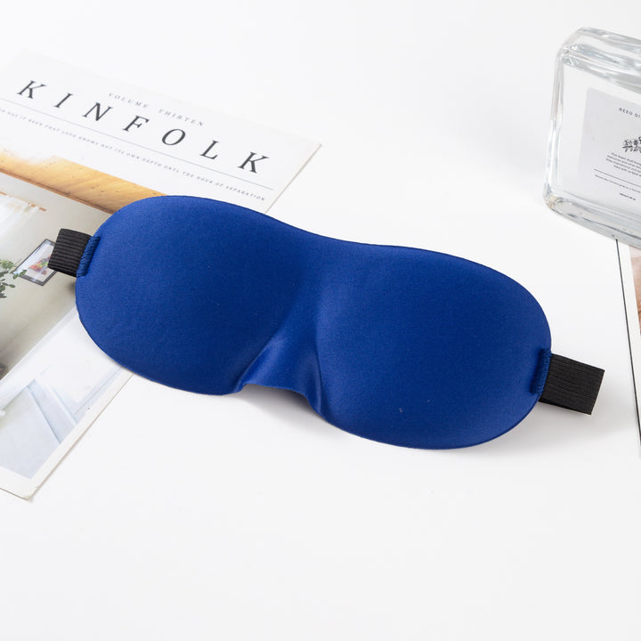 Unisex nan anatomically shaped sleep mask with formed eye sockets, lightweight foam core, and elastic comfort band Stornfield