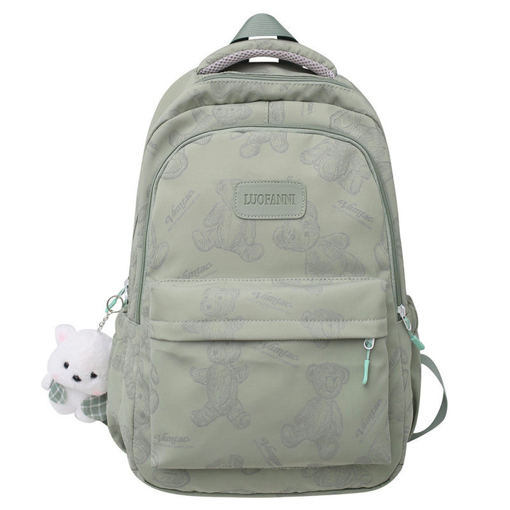 Backpack Made of Durable Nylon with Cute Bear Pattern Stornfield