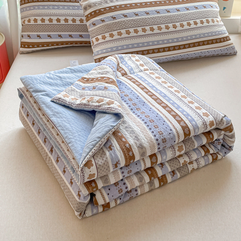 Playful Themed Quilted Bed Cover