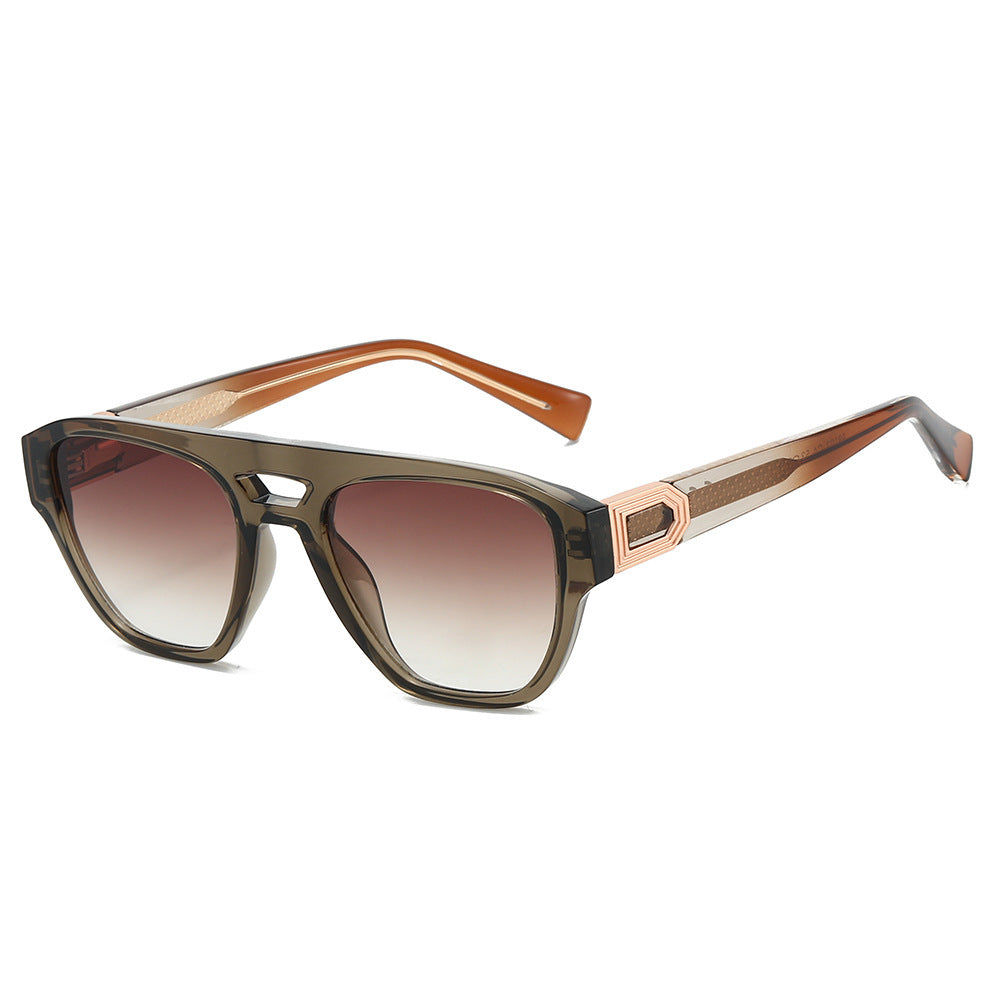 Ladies Designer Sunglasses with modern, angular frame and gradient Stornfield