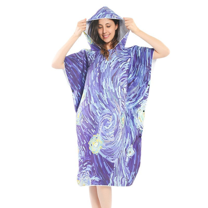 Beach dress with tropical print Stornfield
