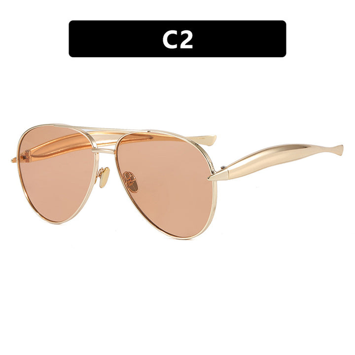 Women's pilot sunglasses with elegant accents and protective UV filter Stornfield