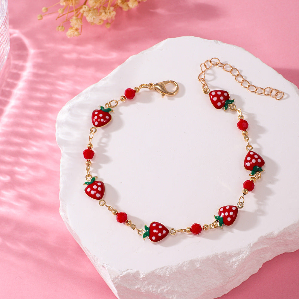 Strawberry Charm Bracelet Stornfield