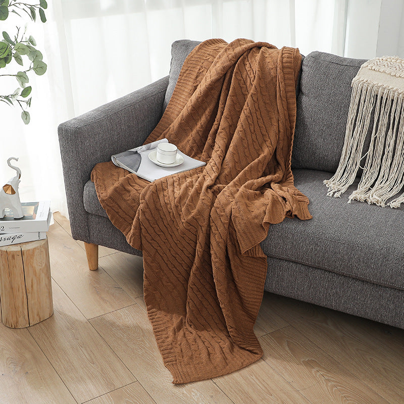 Home Cozy Knitted Throw