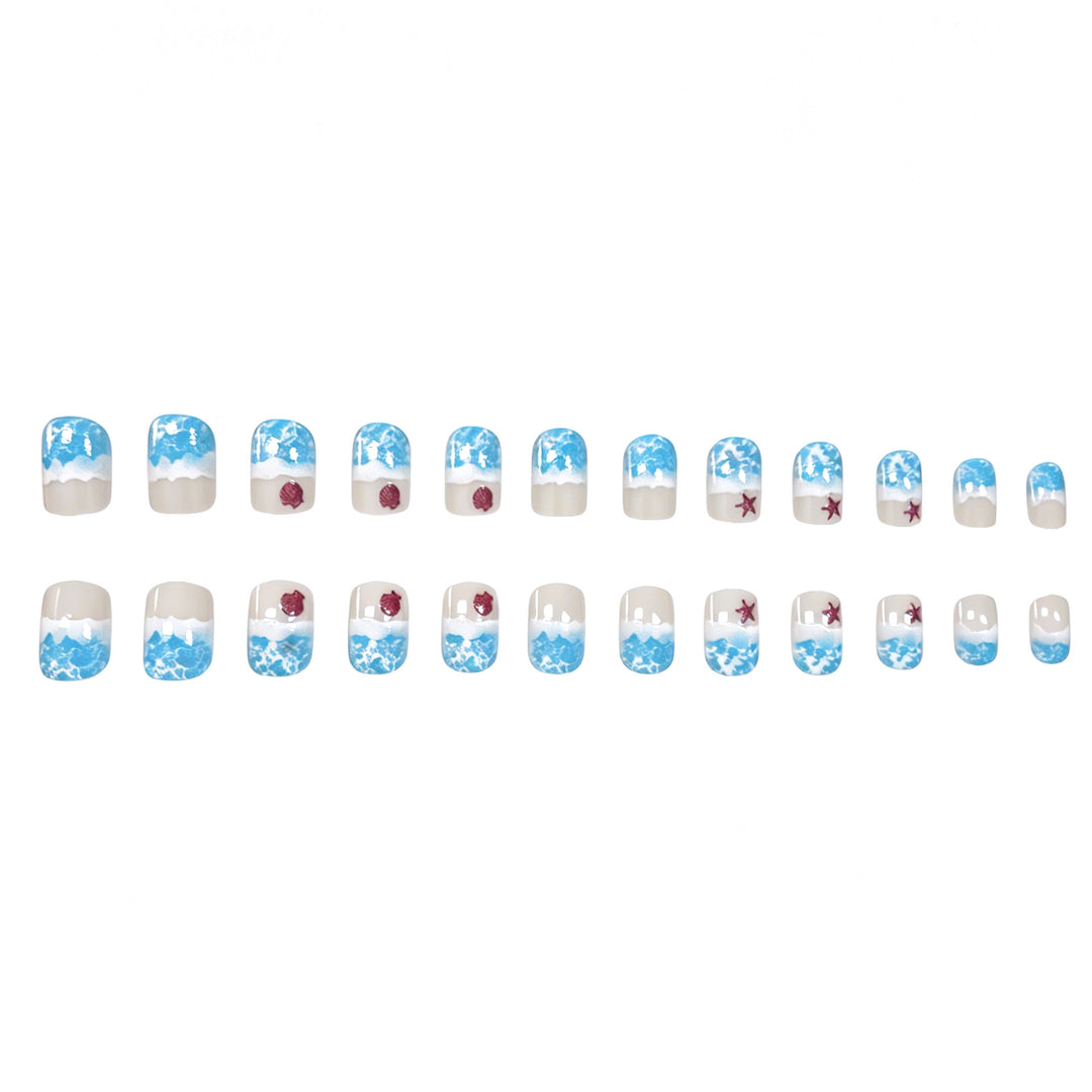 Coastal Ocean-Inspired Nail Art Stornfield