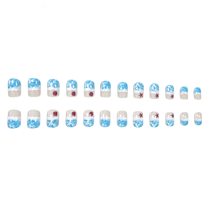 Coastal Ocean-Inspired Nail Art Stornfield