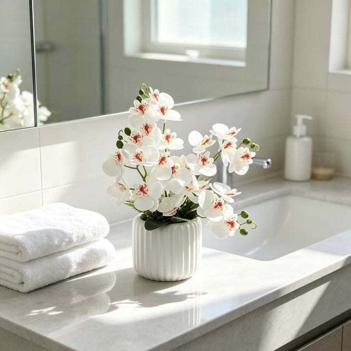 Elegant Artificial Orchid Bouquet