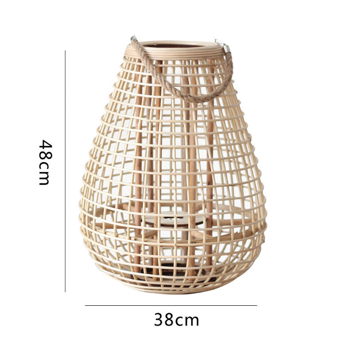 Decorative Rattan Lantern Stornfield