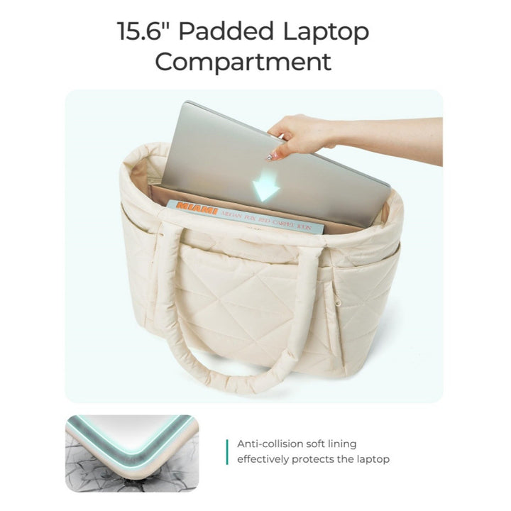Stylish quilted tote bag Stornfield