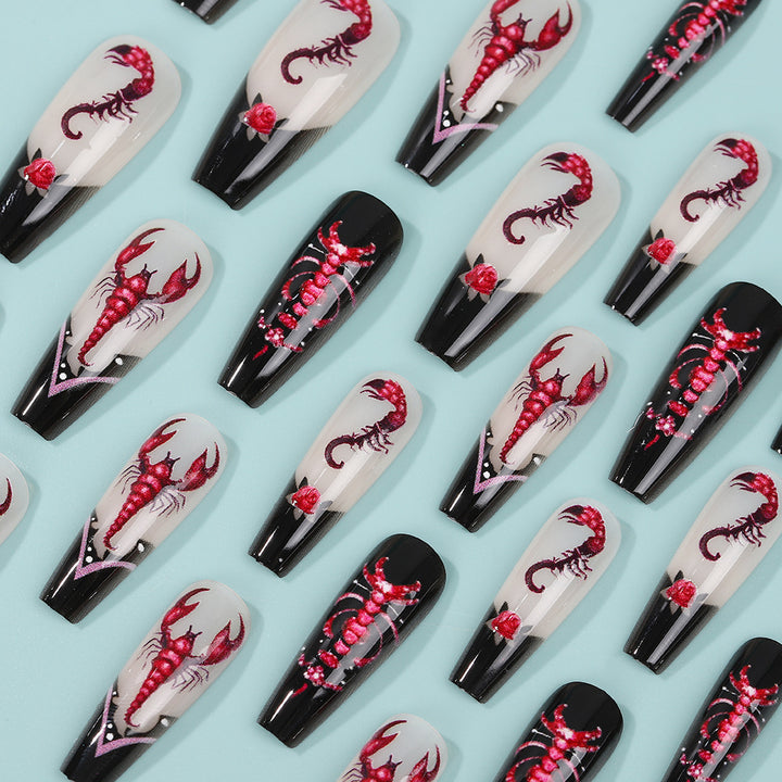 Creative artificial nails in spooky design Stornfield