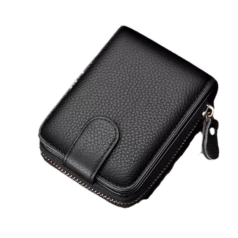Multi-Compartment Zippered Wallet
