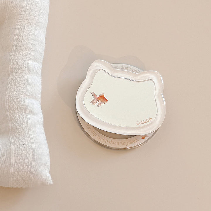 Romantic ceramic coaster with cat motif Stornfield