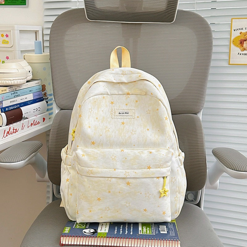 Star-Embellished Casual Backpack Stornfield 1791205930