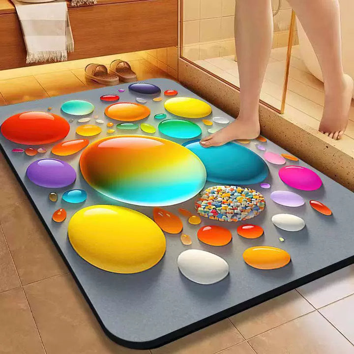 Colorful Abstract Area Mat