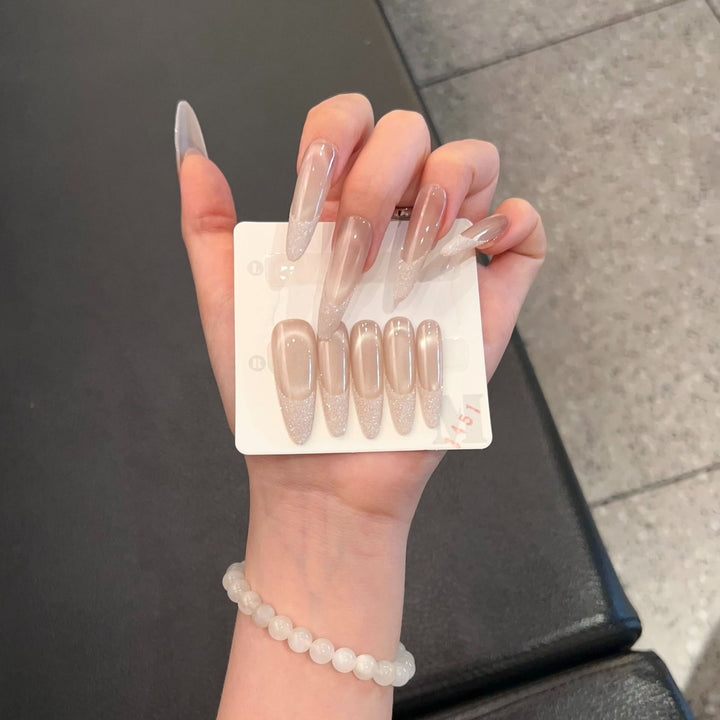 Glossy Press-On Nails Set Stornfield