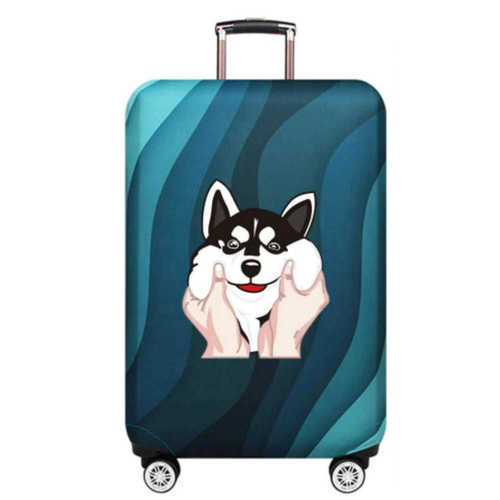 Ladies Hard Shell Suitcase with Playful Animal Design Stornfield