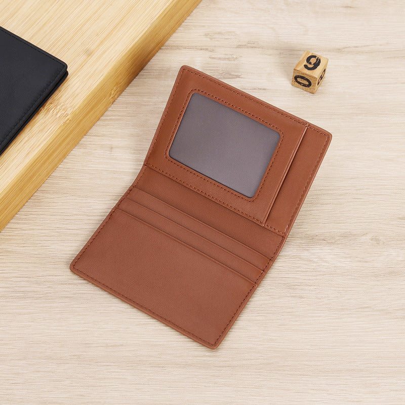 Slim Leather Card Case Stornfield