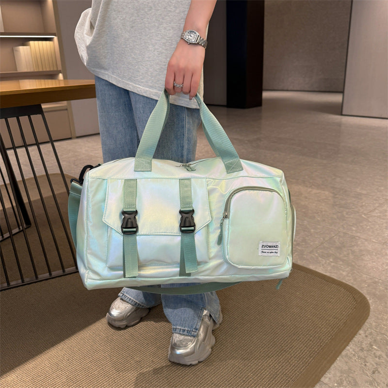 Iridescent Multi-Pocket Sports Duffle Bag Stornfield