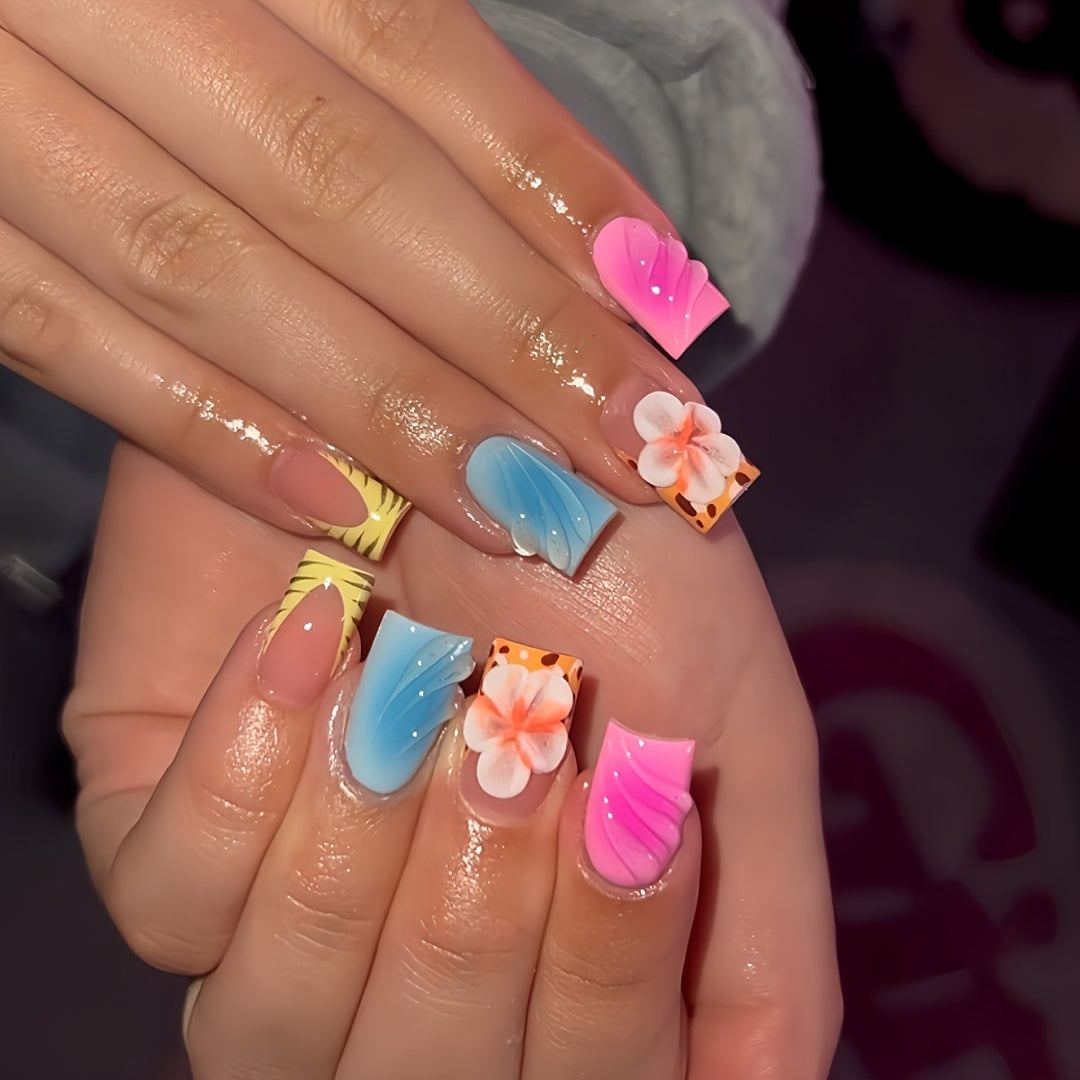 Floral Art Press-On Nails Stornfield