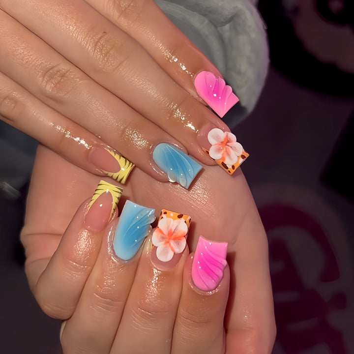 Floral Art Press-On Nails Stornfield