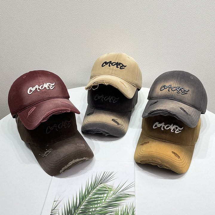 Men's Distressed Front Embroidered Baseball Cap Stornfield