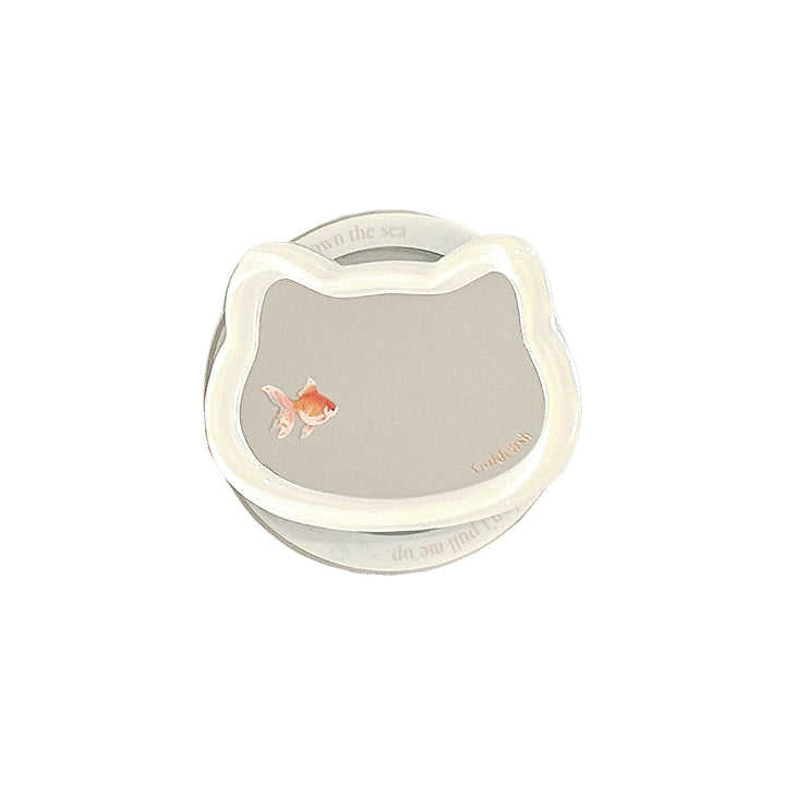 Romantic ceramic coaster with cat motif Stornfield