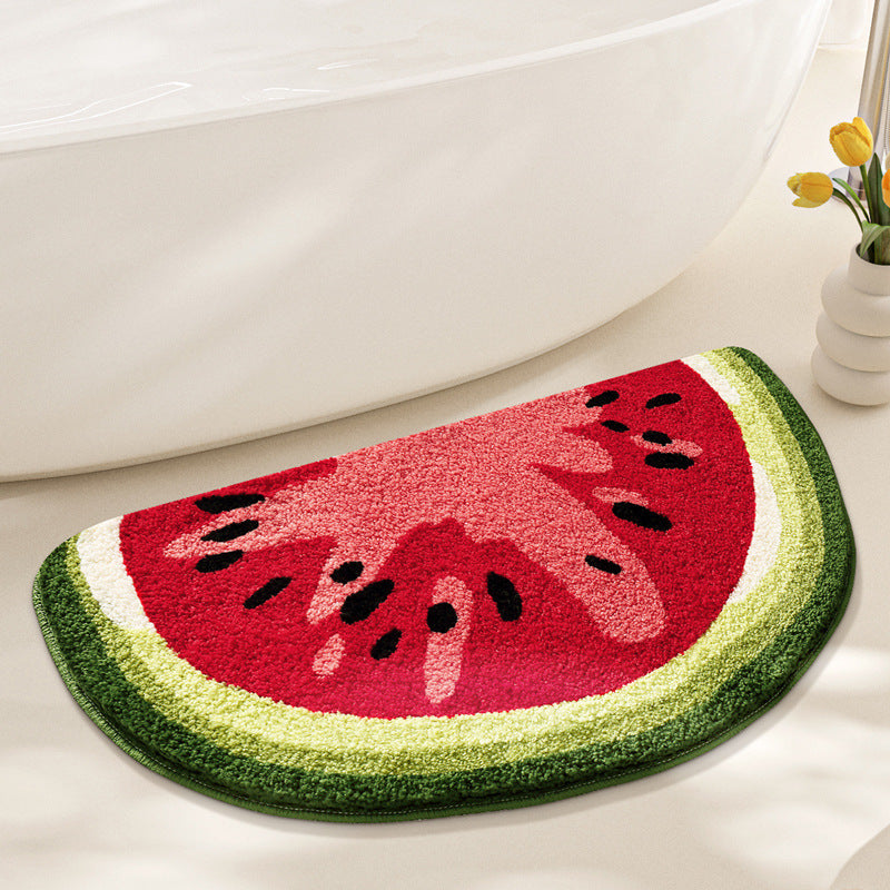Decorative Lemon Shaped Rug for Home Decor