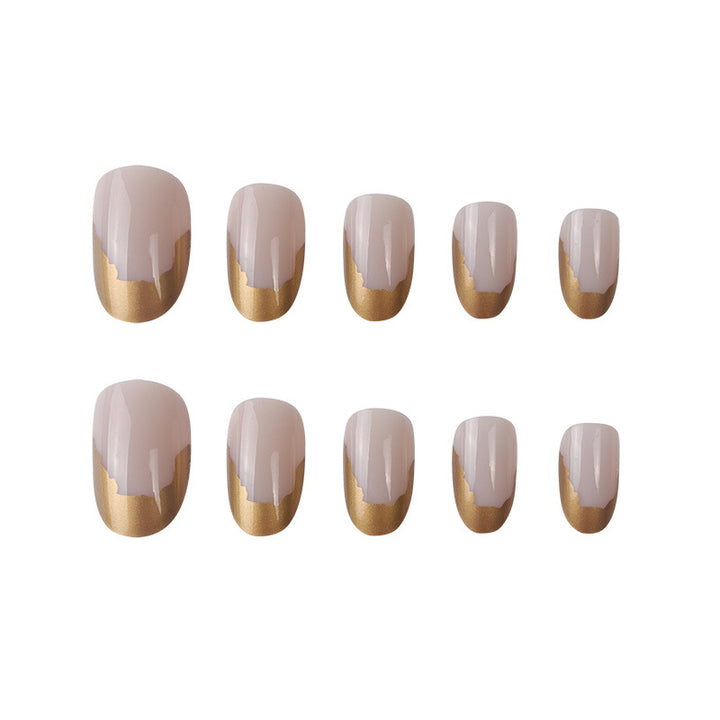 Elegant French Tip Gel Nail Extensions Stornfield