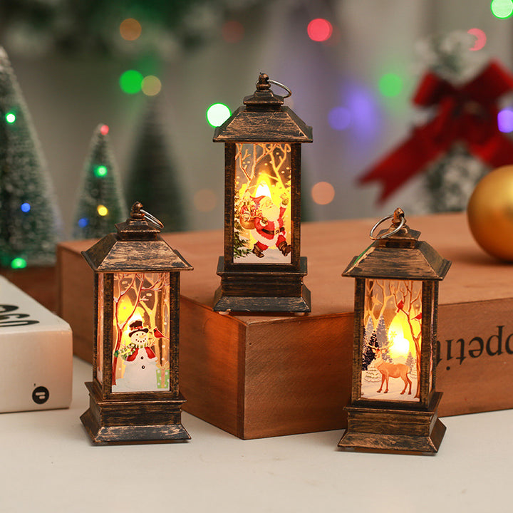 Nostalgic Christmas lantern with LED light Stornfield