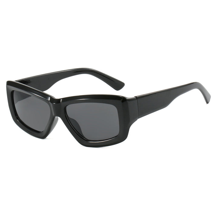 Women trendy square sunglasses with transparent frame and comfortable lenses Stornfield