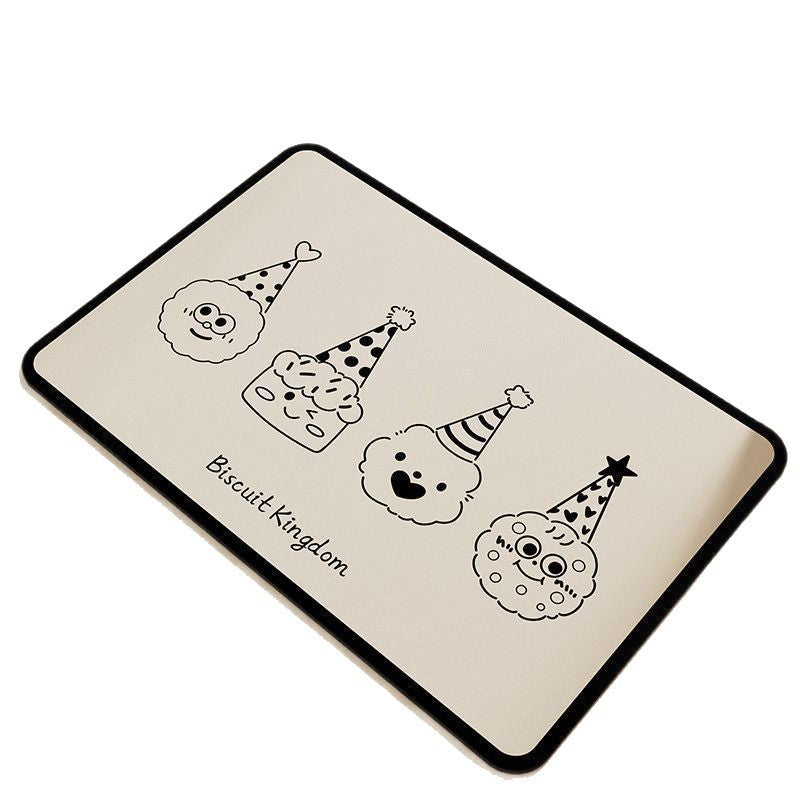 3D Butterfly Pattern Bath Mat