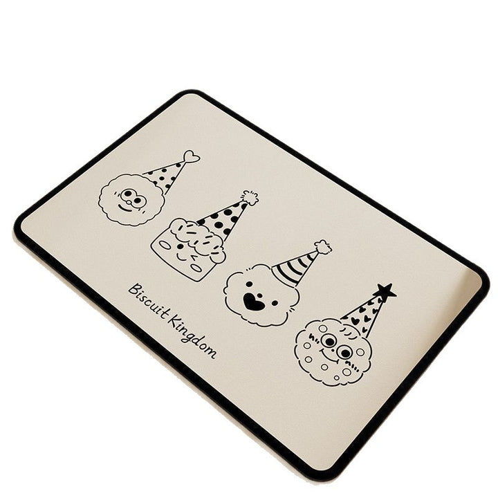 3D Butterfly Pattern Bath Mat