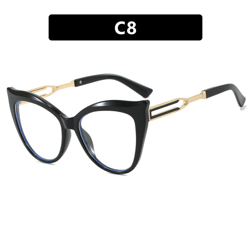 Ladies cat-eye glasses with elegant metal frame Stornfield