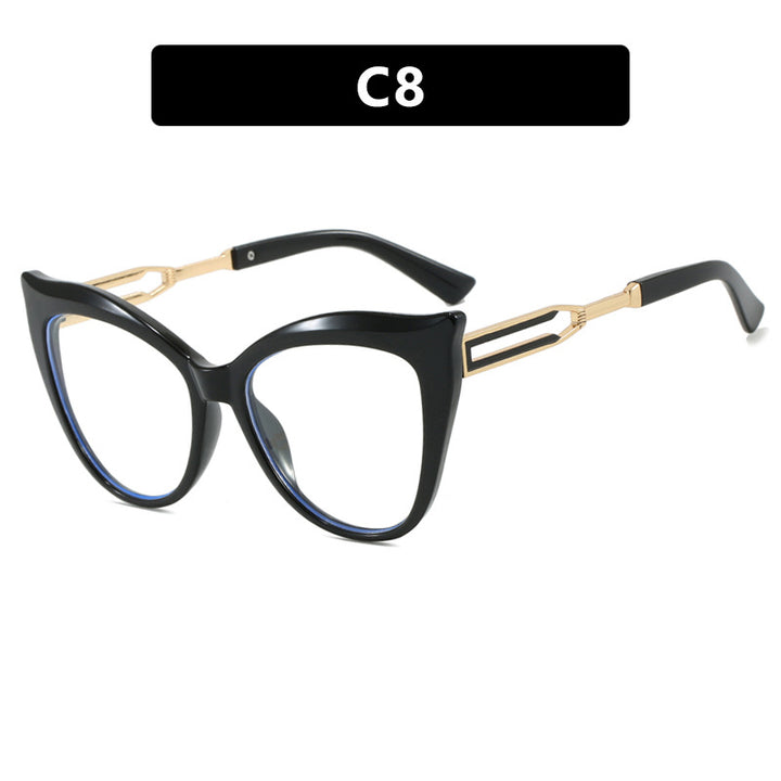 Ladies cat-eye glasses with elegant metal frame Stornfield