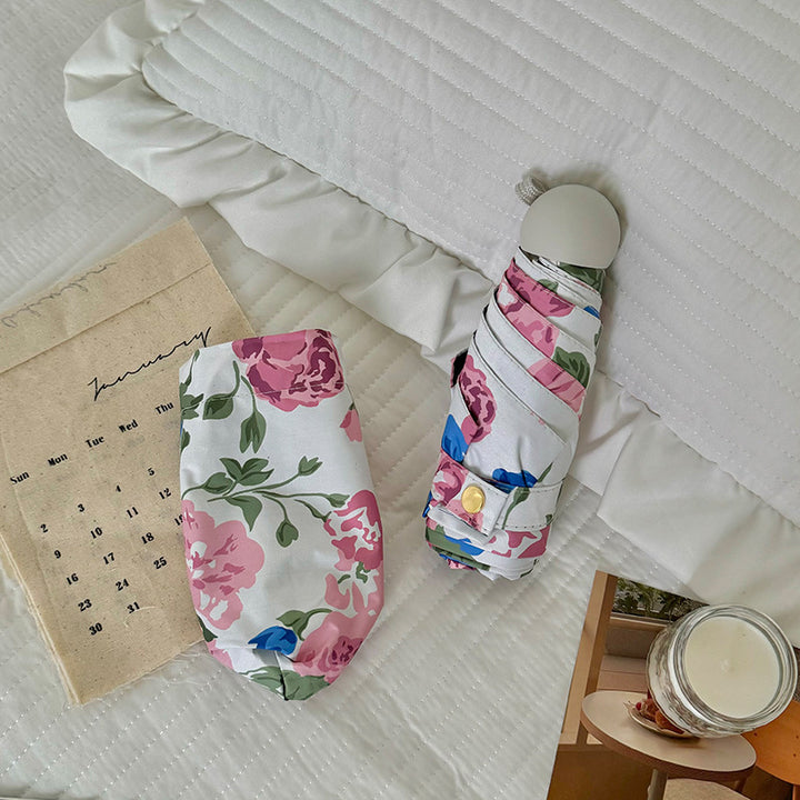 Women's Folding Umbrella with High-Quality Floral Design Stornfield