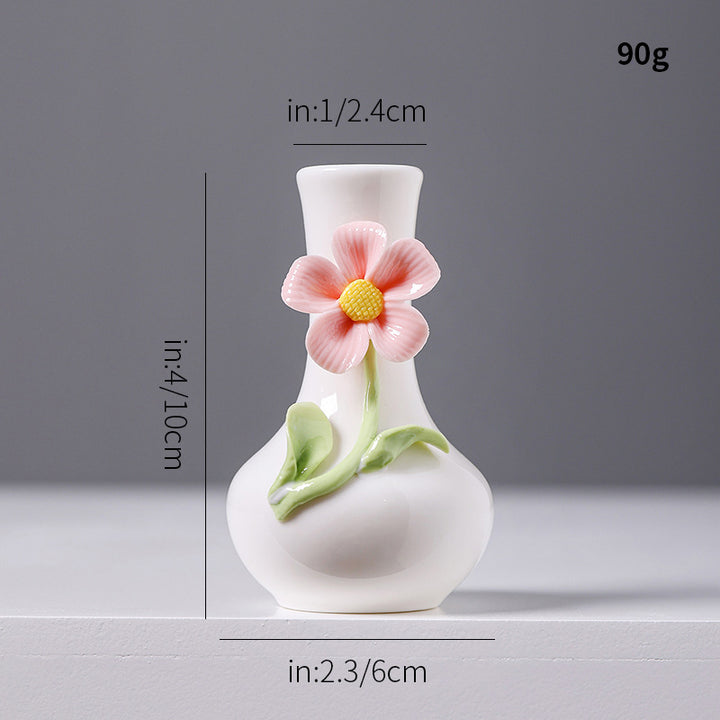 Floral Ceramic Vase