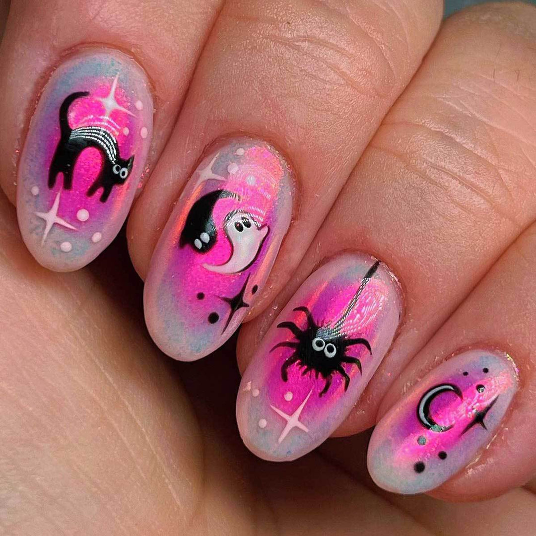 Creative Halloween Nail Art Set
