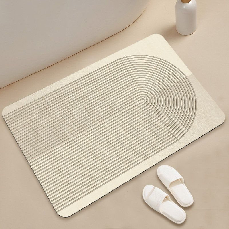 Abstract Geometric Pattern Bath Mat