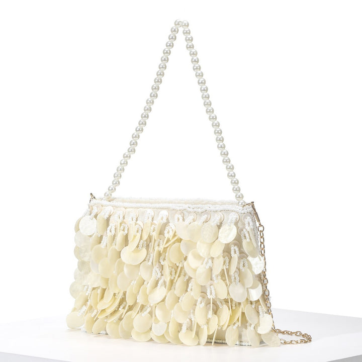 Decorative Shell Fringe Handbag